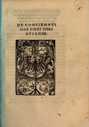 De Confirmatione Fidei Christianae
