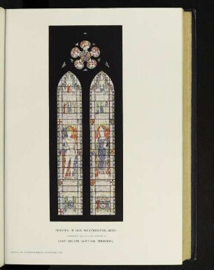 Fenster in der Westminster-Abtei gestiftet 1913 zum Gedächtnis an Lord Kelvin (William Thomson).