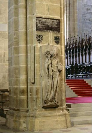 Epitaph des Fürstbischofs Friedrich I. von Bamberg, Graf von Hohenlohe (gest. 1352)