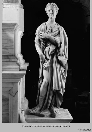 Grabmal des Bartolomeo Aragazzi : Tugend (Fortitudo?) vom Aragazzi-Grab (oder Engel?)