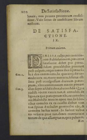 De satisfactione. IX.