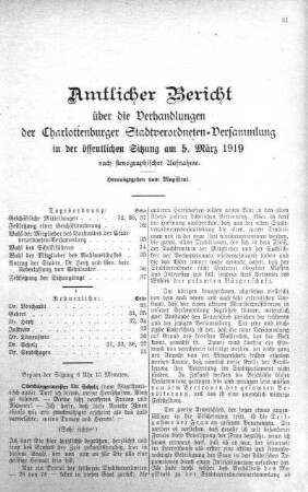 5. März 1919