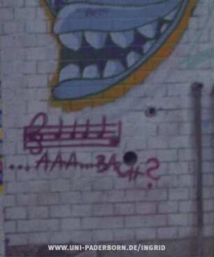 {NOTE} ...AAA...BACH?