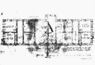 Dessau, Schloss, Entwurf zum Johannbau, Erdgeschoss, Gemäldegalerie Dessau