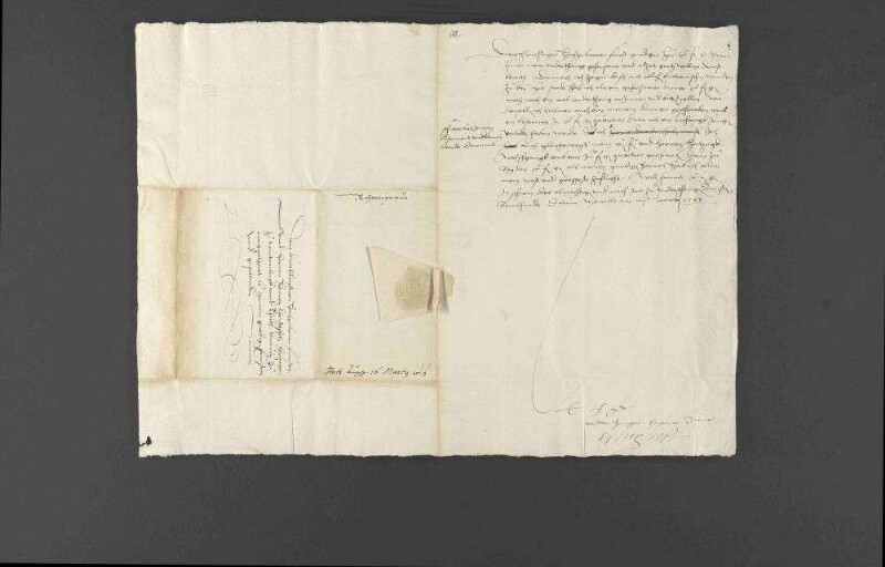 Reichsgraf Johann Philipp will den Reichstag zu Augsburg besuchen, worauf ihm Herzog Christoph von Württemberg ein Quartier organisieren will und ein Zusammentreffen mit Kaiser Maximilian II. vorbereitet.