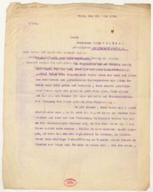 Brief an Fritz Volbach : 12.07.1924