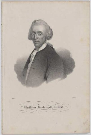 Bildnis des Christian Fürchtegott Gellert