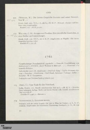 1761 (Nr. 113-119)