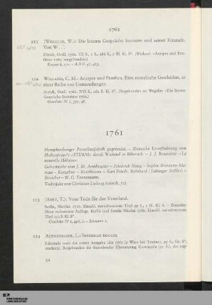 1761 (Nr. 113-119)