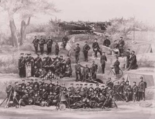 Gruppenaufnahme der 10. Companie des Königlich-Sächsischen 4. Infanterieregiments Nr. 103