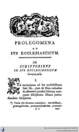 Prolegomena ad ius ecclesiasticum.