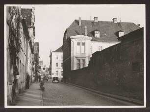 Weinbergstraße in Richtung Hornsches Tor. Detmold. Paulinenstraße