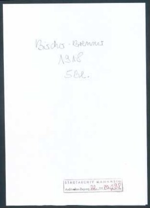 Bircher-Benner, M[aximilian], Sanatorium Lebendige Kraft Zürich, Schriftwechsel mit Wichert