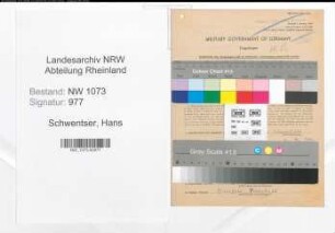 Entnazifizierung Hans Schwentser , geb. 23.09.1909 (Buchhalter)