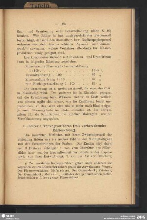 2. Indirekte Tonungsverfahren (mit vorhergehender Bildbleichung)