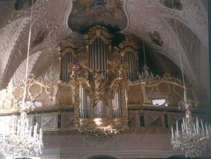 Orgel von Ignaz Franz Wörle (1767). Lesachtal-Maria Luggau, Basilika. 17 Register