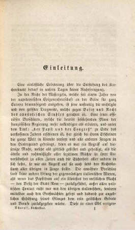 Die Entstehung des Kirchenstaates : geschichtlich-pragmatisch dargestellt