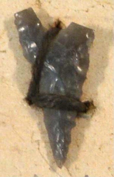 Stone arrowhead