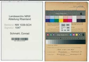 Entnazifizierung Conrad Schmahl , geb. 01.04.1905 (Gastwirt)