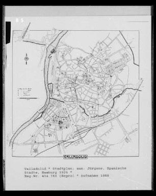 Valladolid: Stadtplan