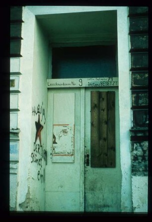 Diapositiv: Leuschnerdamm 9, 1981