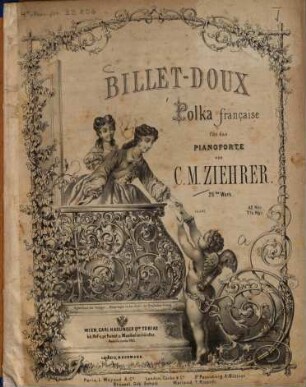 Billet-doux : Polka française ; für d. Pianoforte ; op. 26