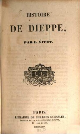 Histoire de Dieppe