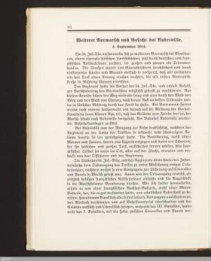 Weiterer Vormarsch und Gefecht bei Aubréville