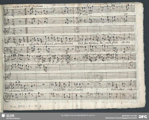 Aria: Tacerò se tu lo brami