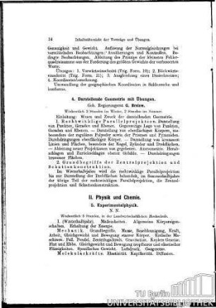 4. Darstellende Geometrie mit Übungen