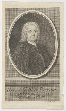 Bildnis des Israel Gottlieb Canzius