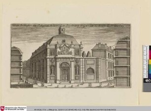 Le Grand Marot, Bl. 150: Veüe de lEglise des Religieux de Premontré fauxbourg St. Germain [...]
