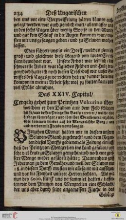 Das XXIV. Capitul