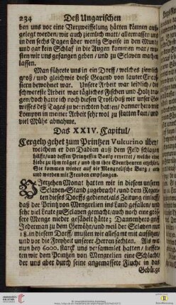 Das XXIV. Capitul