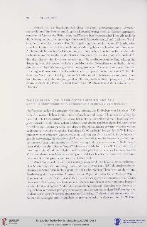 Trug für Gott? Aufstieg und Fall der philosophisch-theologischen Theodizee der Neuzeit