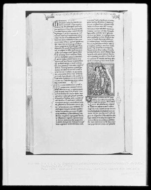 Heisterbacher Bibel — Christus umarmt Ecclesia, Folio 267verso