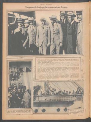 El regreso de los jugadores argentinos de polo [Fotografías]