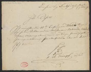Brief an B. Schott's Söhne : 20.11.1827