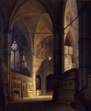 Inneres der Westminster Abbey, London