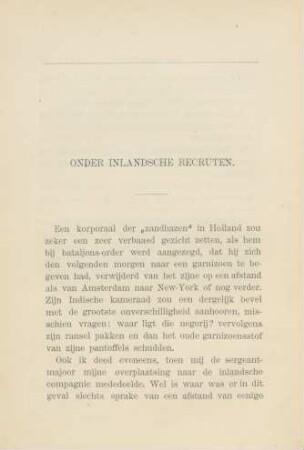 Onder inlandische recruten