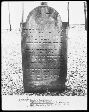 Grabstein Sara Stern (+1867)