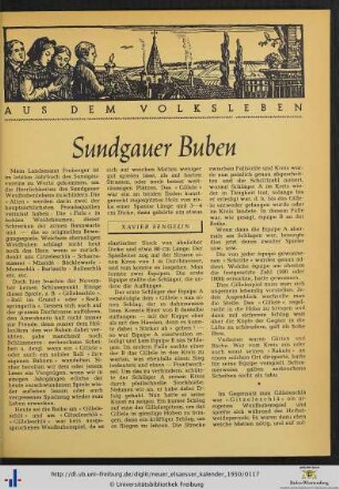 Aus dem Volksleben.