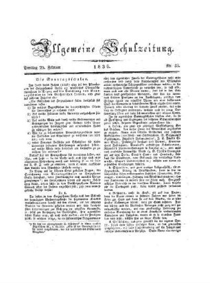 Die Sonntagsschulen