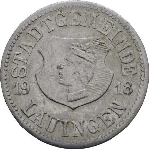 Münze / Notgeld, 50 Pfennig, 1918