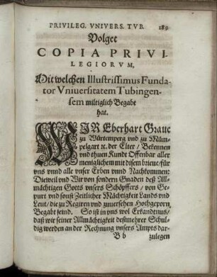 Copia Privilegiorum