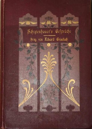 "Schopenhauer’s Gespräche", 1898