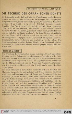 Holzschnitt