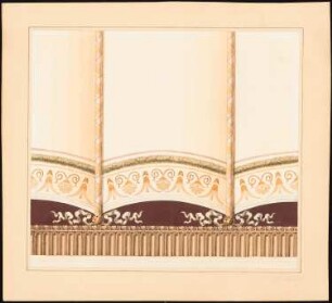 Dekorationsstudien: Detail eines Deckenfeldes