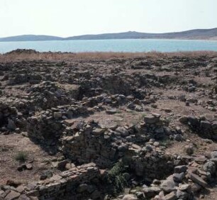 Polióchni auf Limnos (antiker Name: Lemnos). Jungsteinzeitliche Siedlung Polióchni am Kap Vróskopos