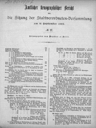 No. 27, 11. September 1890